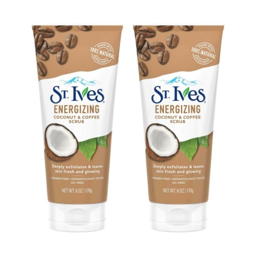 2 Count St Ives 6 Oz Energizing Deeply Exfoliating